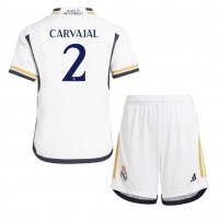 Dječji Nogometni Dres Real Madrid Daniel Carvajal #2 Domaci 2023-24 Kratak Rukav (+ Kratke hlače)
